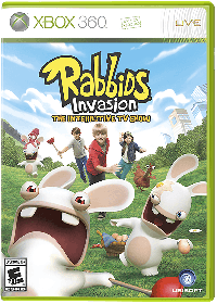 Rabbids Invasion PAL Xbox 360 PAL box art